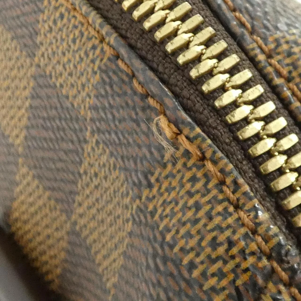 LOUIS VUITTON N41434 Handbag Damier 黑色 Damier 中古品A - 縮圖 6