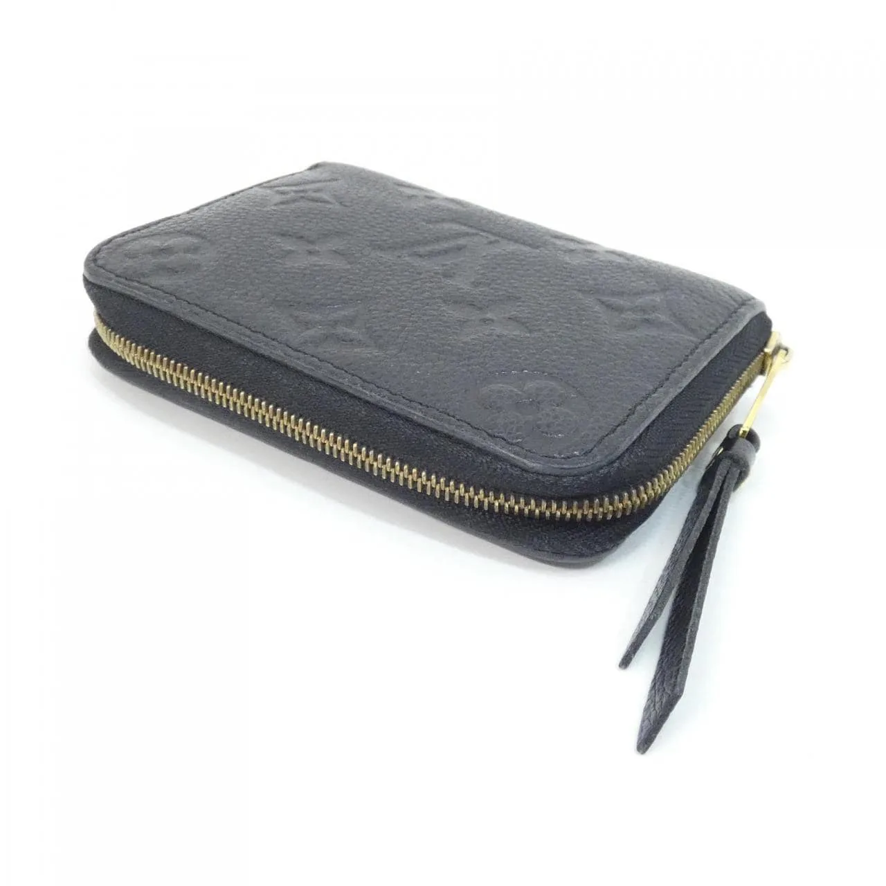 LOUIS VUITTON M60574 Coin Case Monogram 黑色 Monogram 中古品A - 縮圖 2