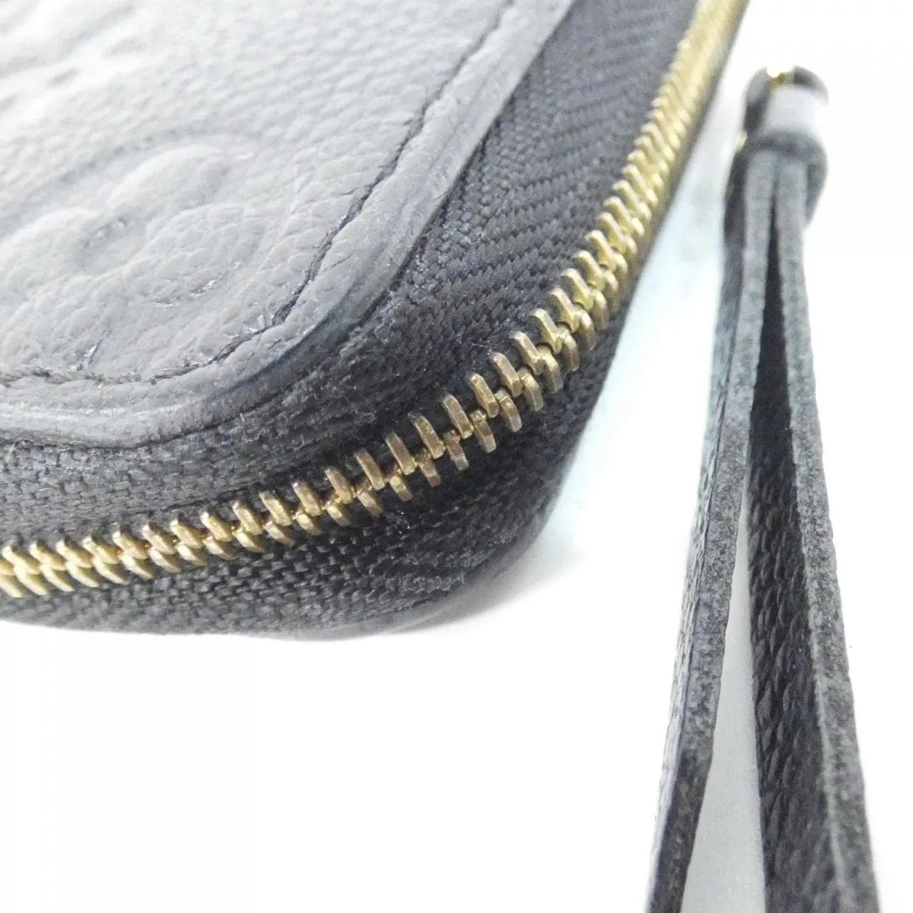 LOUIS VUITTON M60574 Coin Case Monogram 黑色 Monogram 中古品A - 縮圖 3