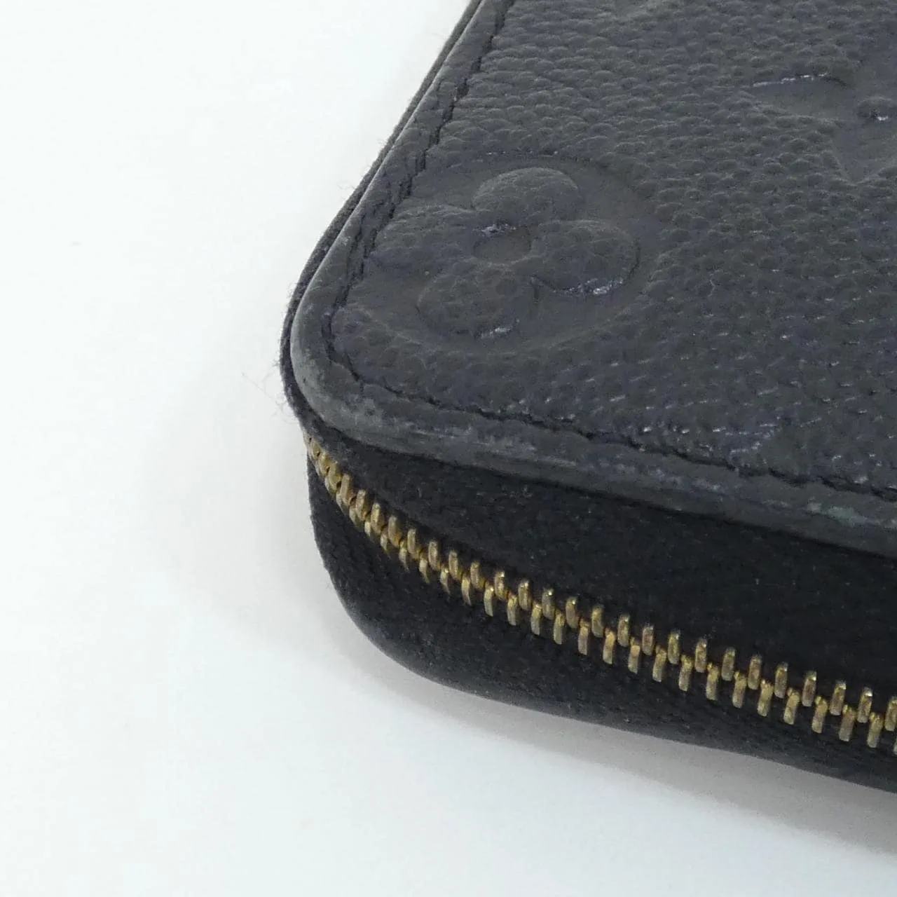 LOUIS VUITTON M60574 Coin Case Monogram 黑色 Monogram 中古品A - 縮圖 7