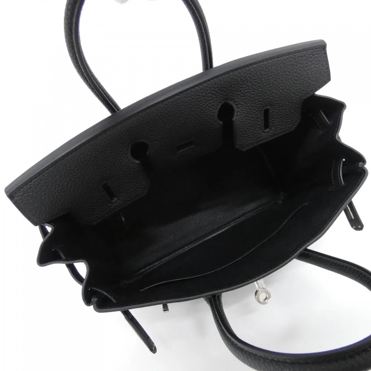 HERMES Birkin 041344CK Handbag Togo Black Togo Leather Unused - Thumbnail 6