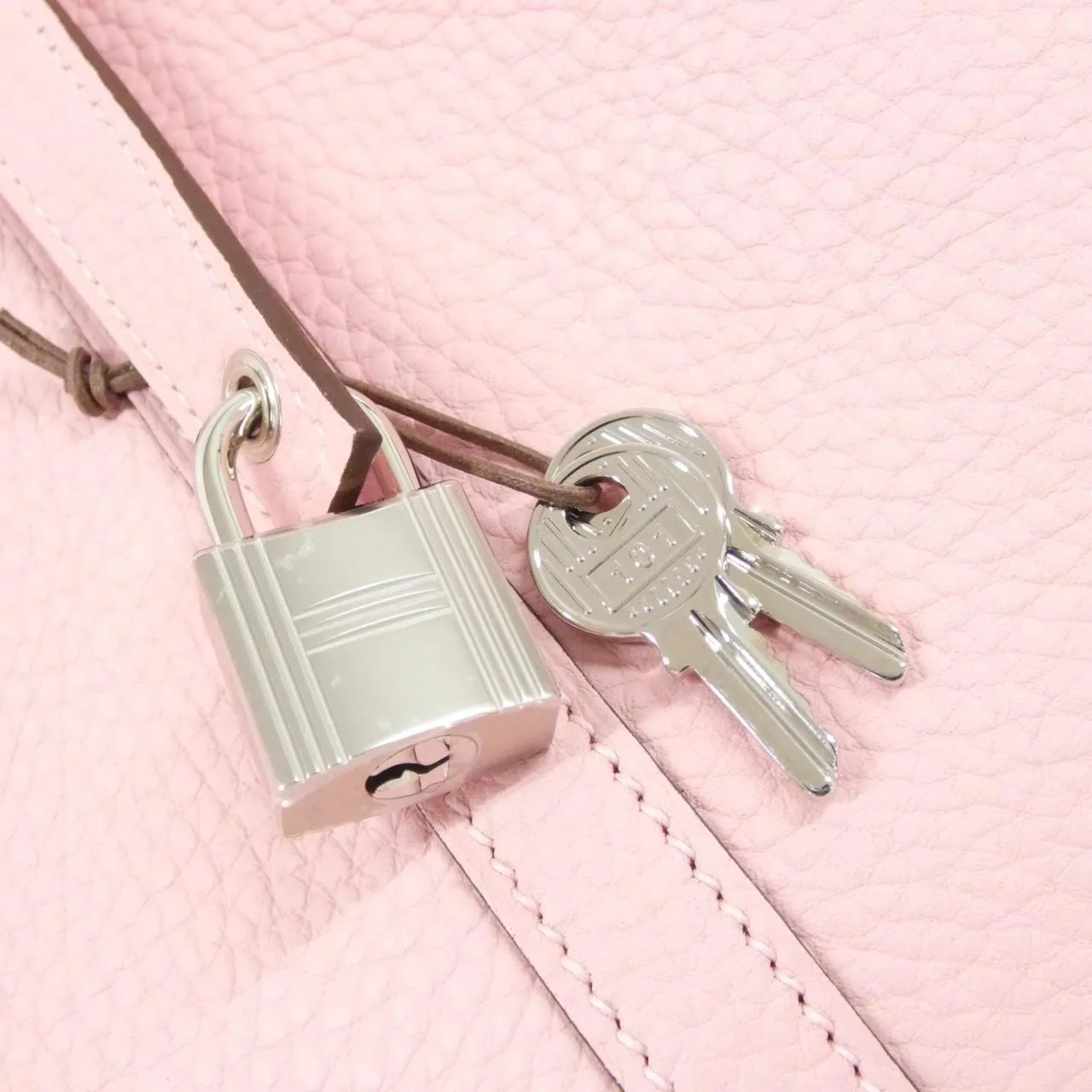 HERMES Picotin 056289CK Handbag Clemence Clemence 皮 未使用品 - 縮圖 3