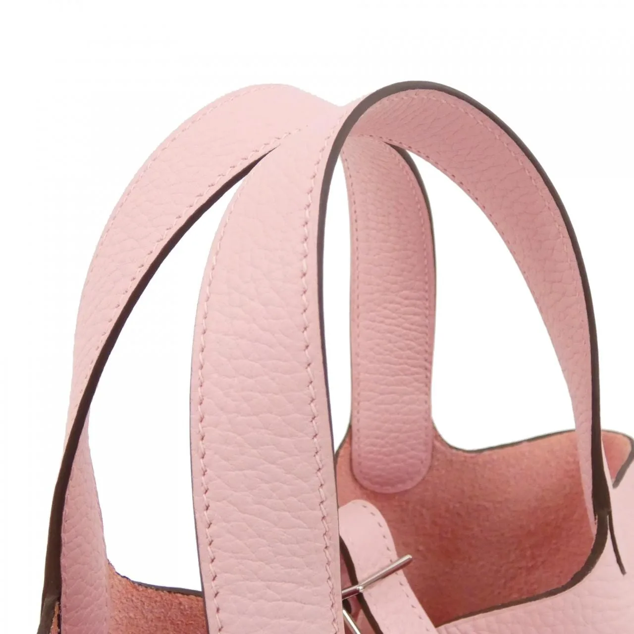 HERMES Picotin 056289CK Handbag Clemence Clemence 皮 未使用品 - 縮圖 4