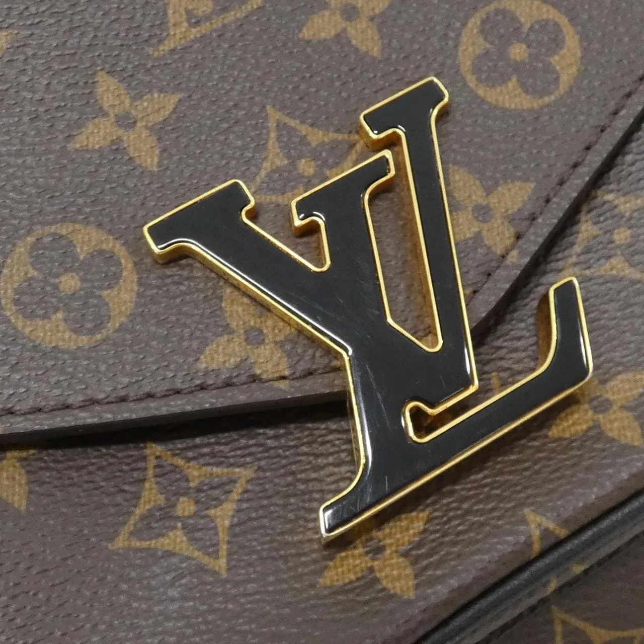 LOUIS VUITTON M45592 Shoulder Monogram 黑色 Monogram 中古品A - 縮圖 4