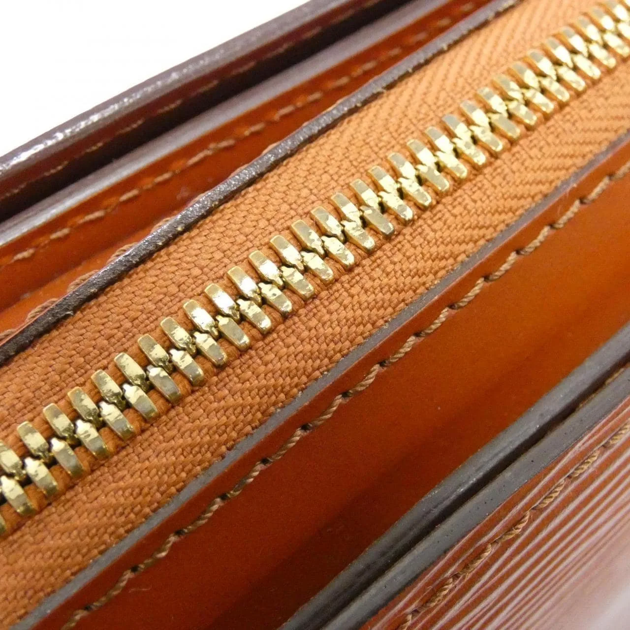 LOUIS VUITTON Pont-Neuf M52053 手提包 Epi 棕色 Epi 中古品A - 縮圖 7