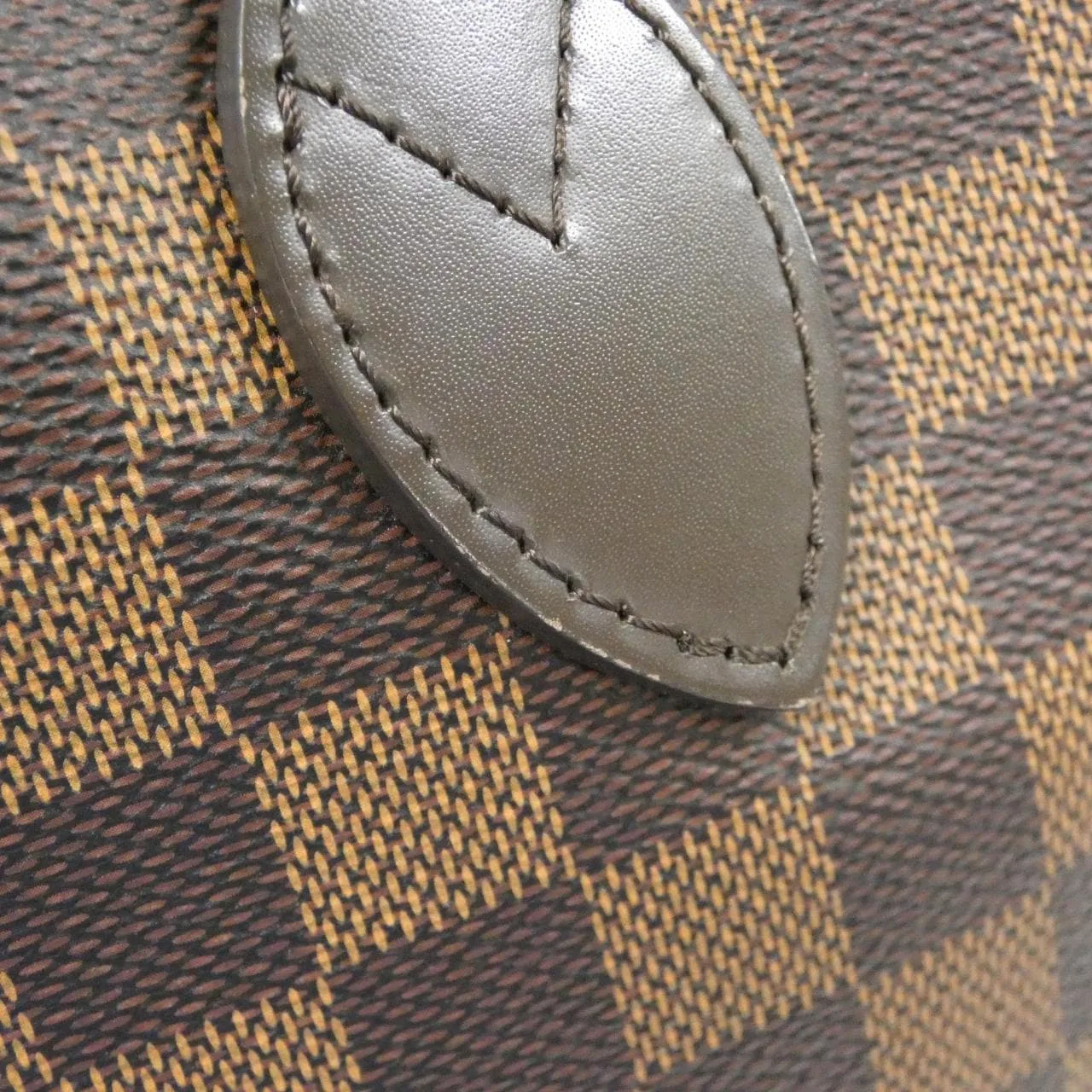LOUIS VUITTON Neverfull N41358 Tote Damier 黑色 Damier 中古品A - 縮圖 3
