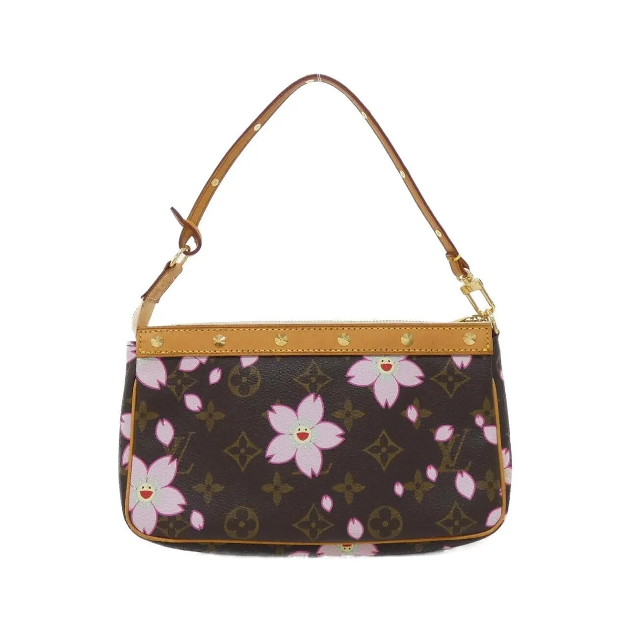 LOUIS VUITTON Pochette M92006 Pochette Monogram 黑色 Monogram 中古品A - 縮圖 2