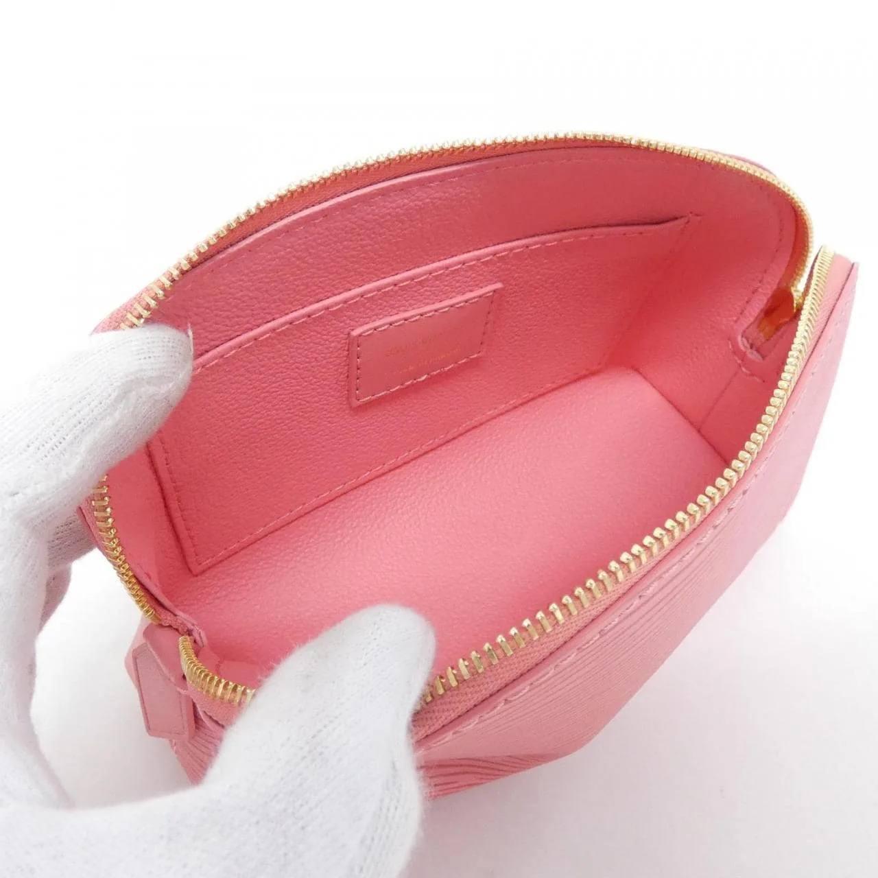 LOUIS VUITTON Pochette M15198 小袋 Epi 粉色 Epi 中古品A - 縮圖 5