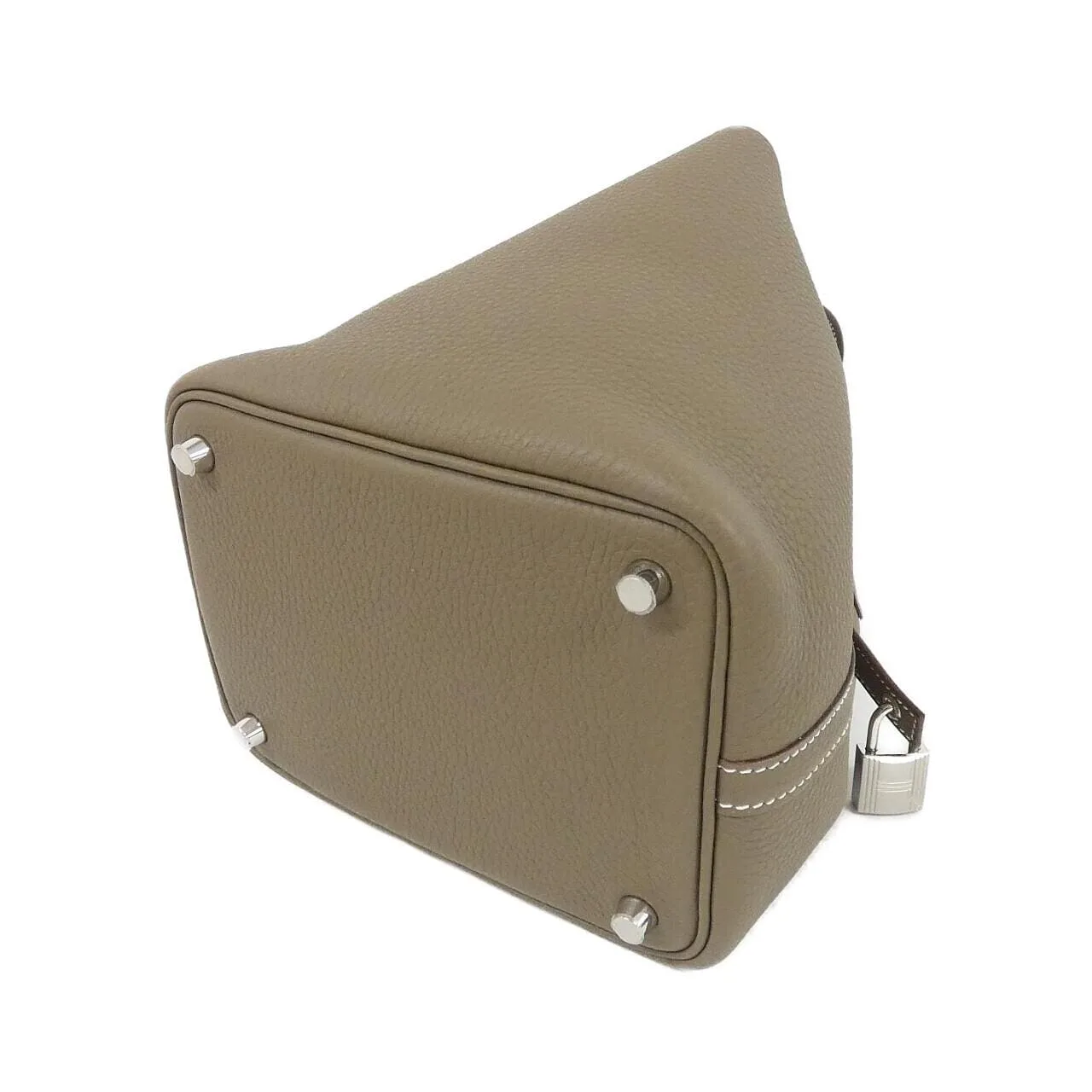 HERMES Picotin 056289CK Handbag Clemence Etoupe Clemence 皮 未使用品 - 縮圖 2