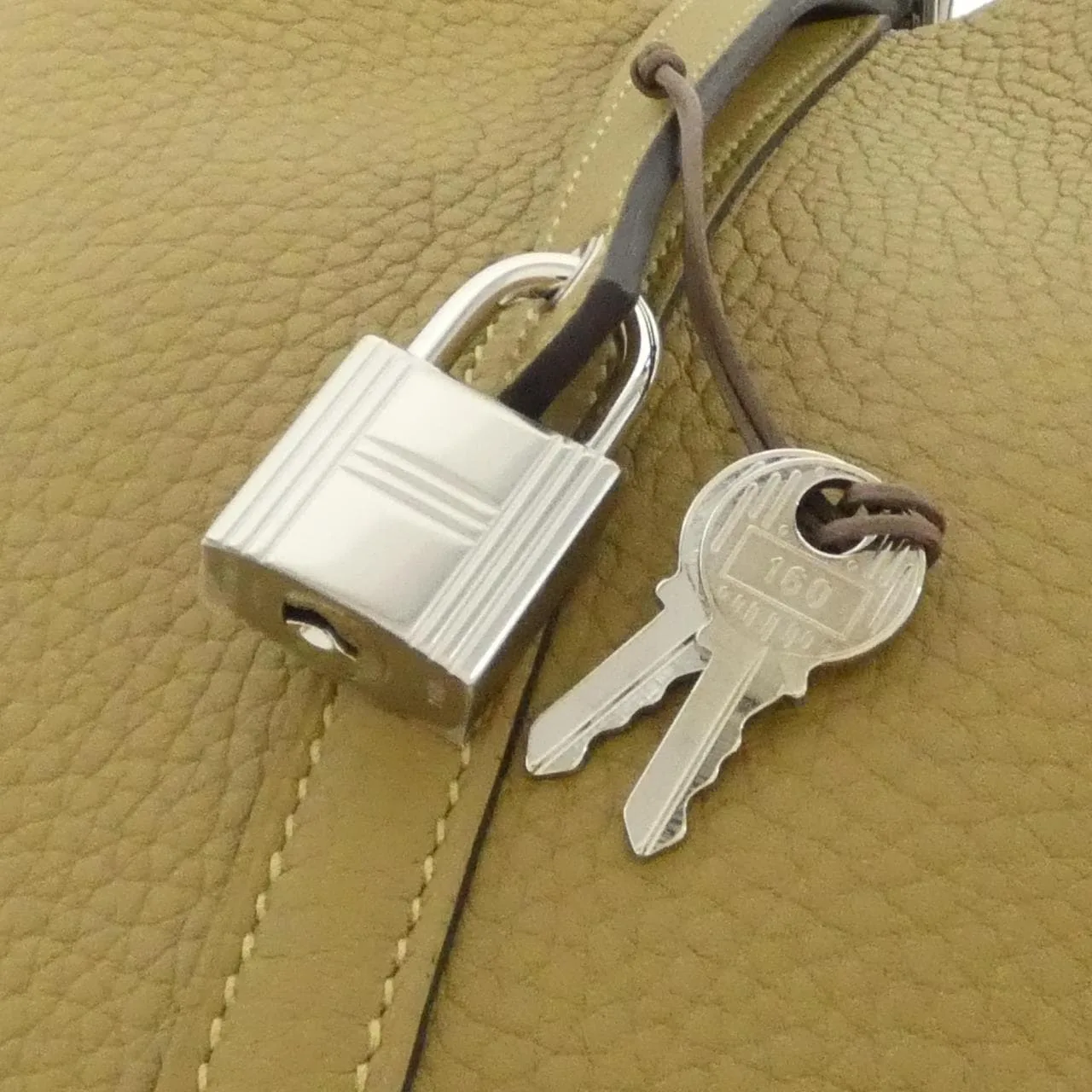 HERMES Picotin 056289CK Handbag Clemence Clemence 皮 未使用品 - 縮圖 3