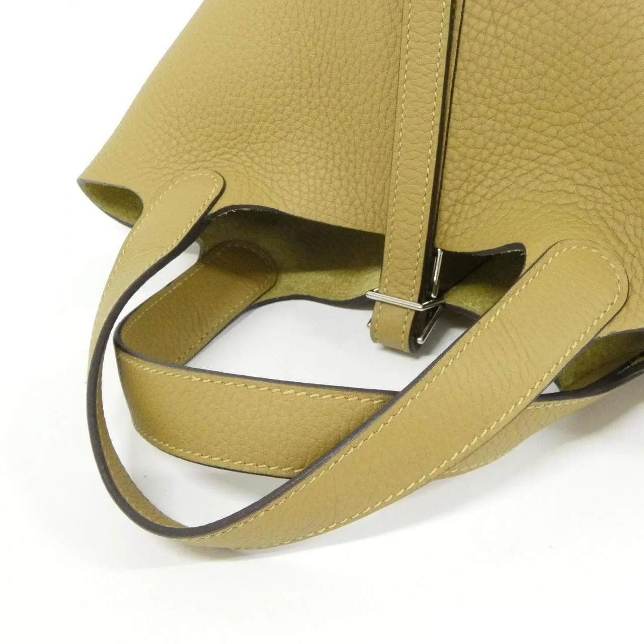HERMES Picotin 056289CK Handbag Clemence Clemence 皮 未使用品 - 縮圖 4