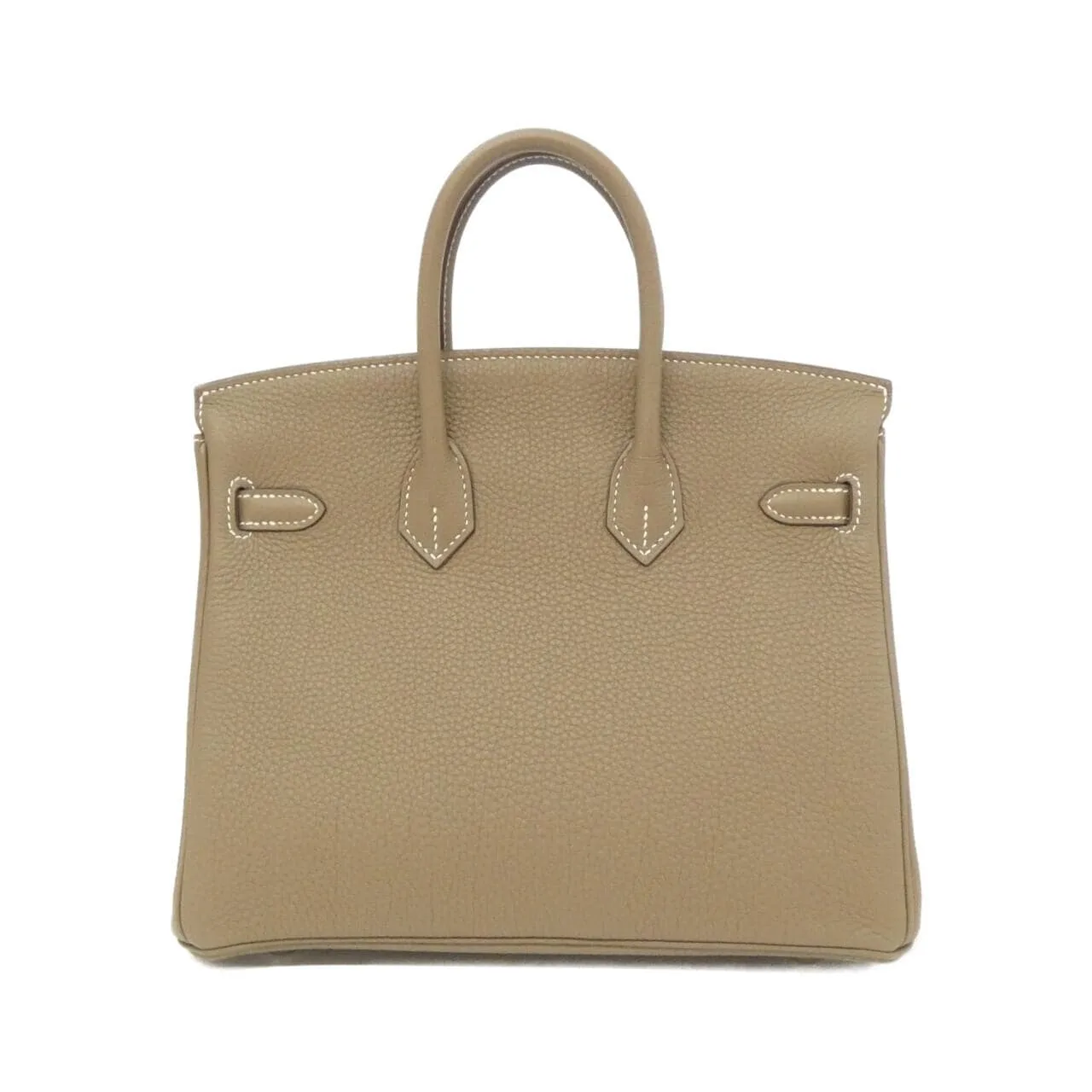 HERMES Birkin 041344CK Handbag Togo Etoupe Togo Leather Rank A - Thumbnail 2