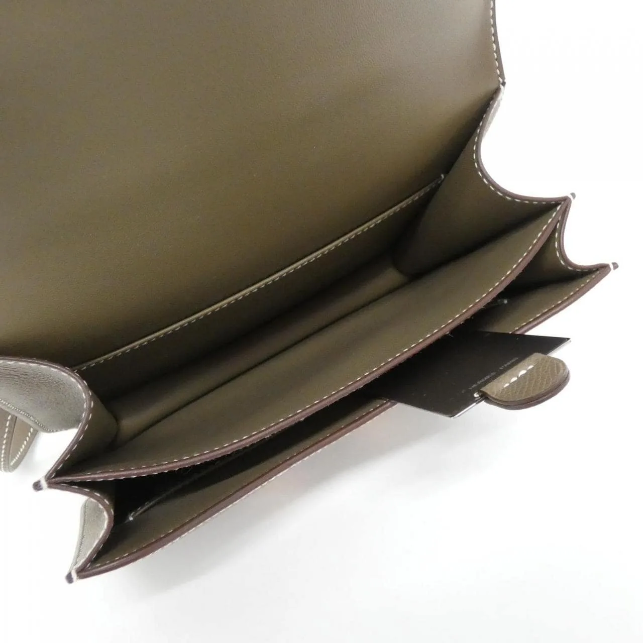 HERMES Constance 056347CD 肩背包 Epsom Etoupe Epsom 皮 中古品A - 縮圖 7