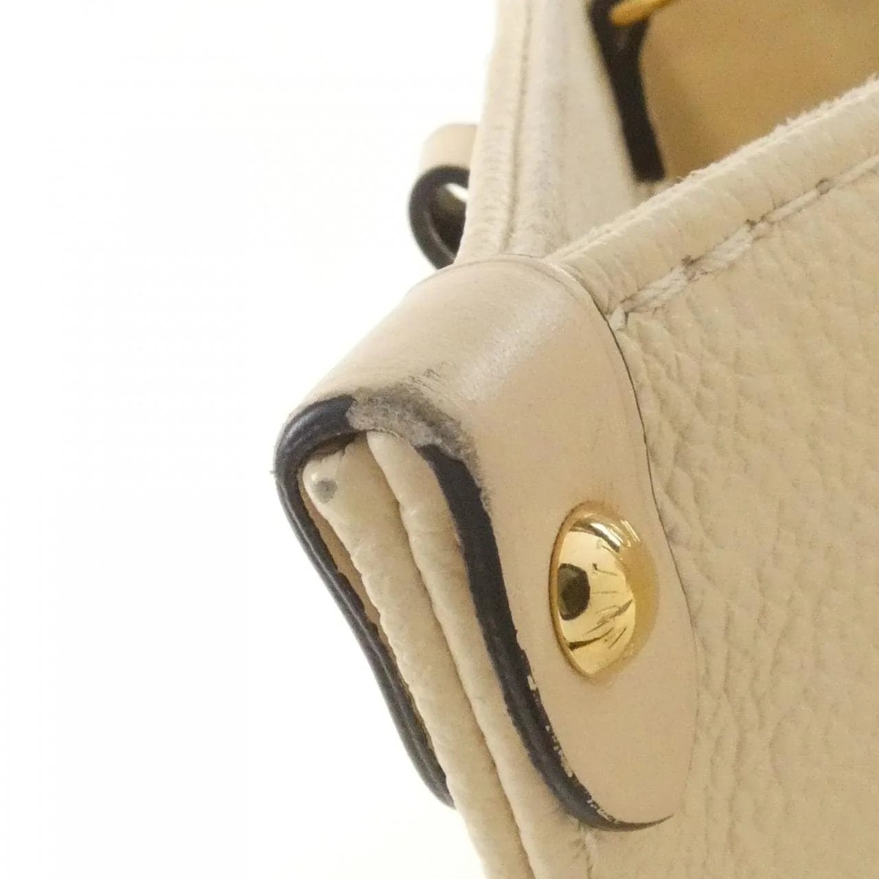 LOUIS VUITTON OnTheGo M46569 Handbag Monogram 黑色 Monogram 中古品B - 縮圖 5