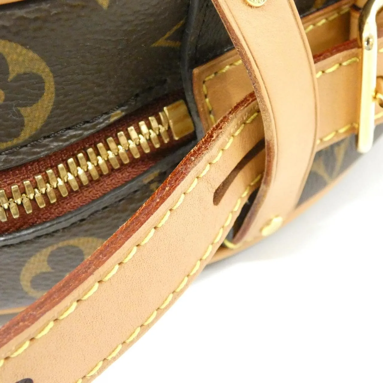 LOUIS VUITTON M45647 Shoulder Monogram 黑色 Monogram 中古品A - 縮圖 5