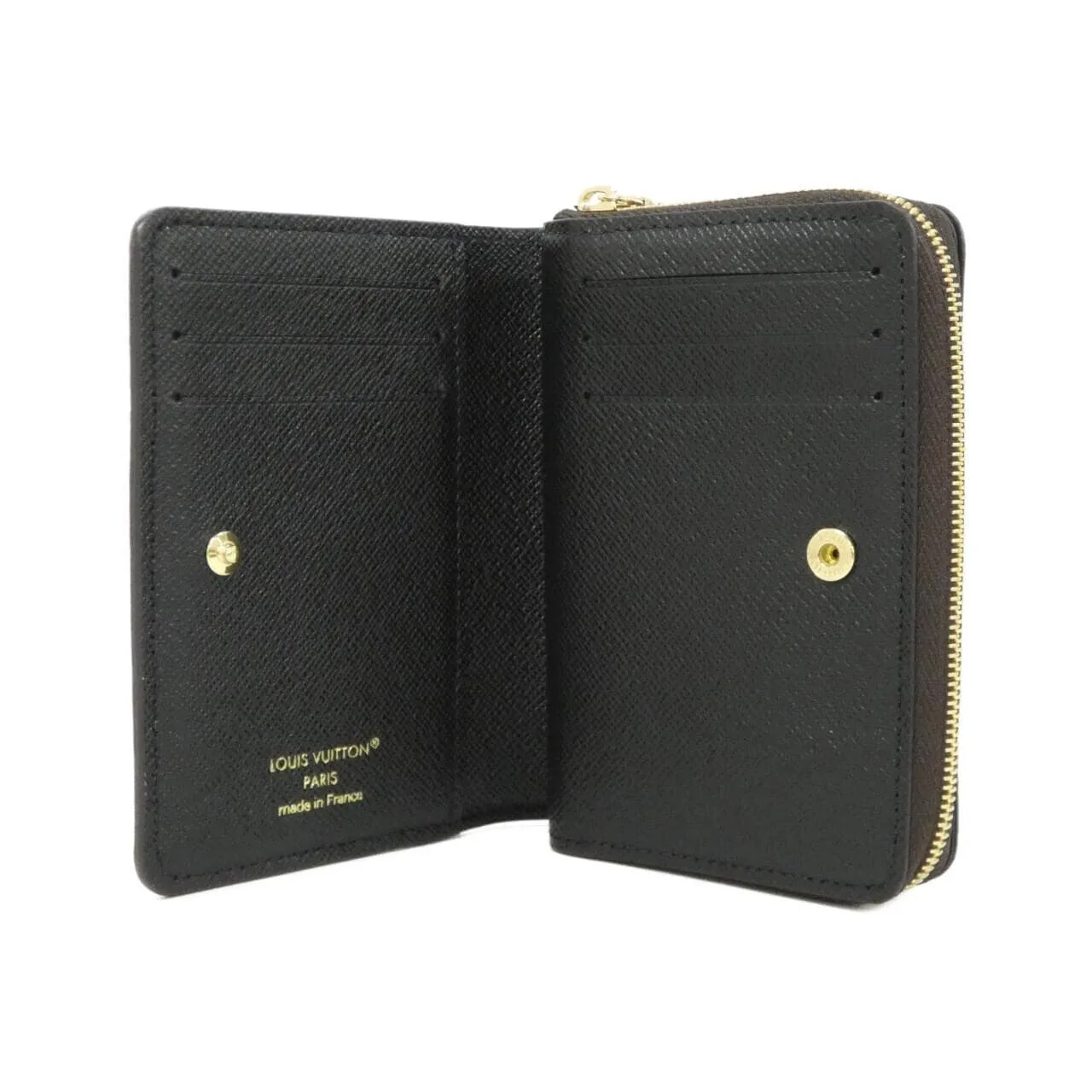 LOUIS VUITTON M81461 Wallet Monogram 黑色 Monogram 中古品A - 縮圖 3
