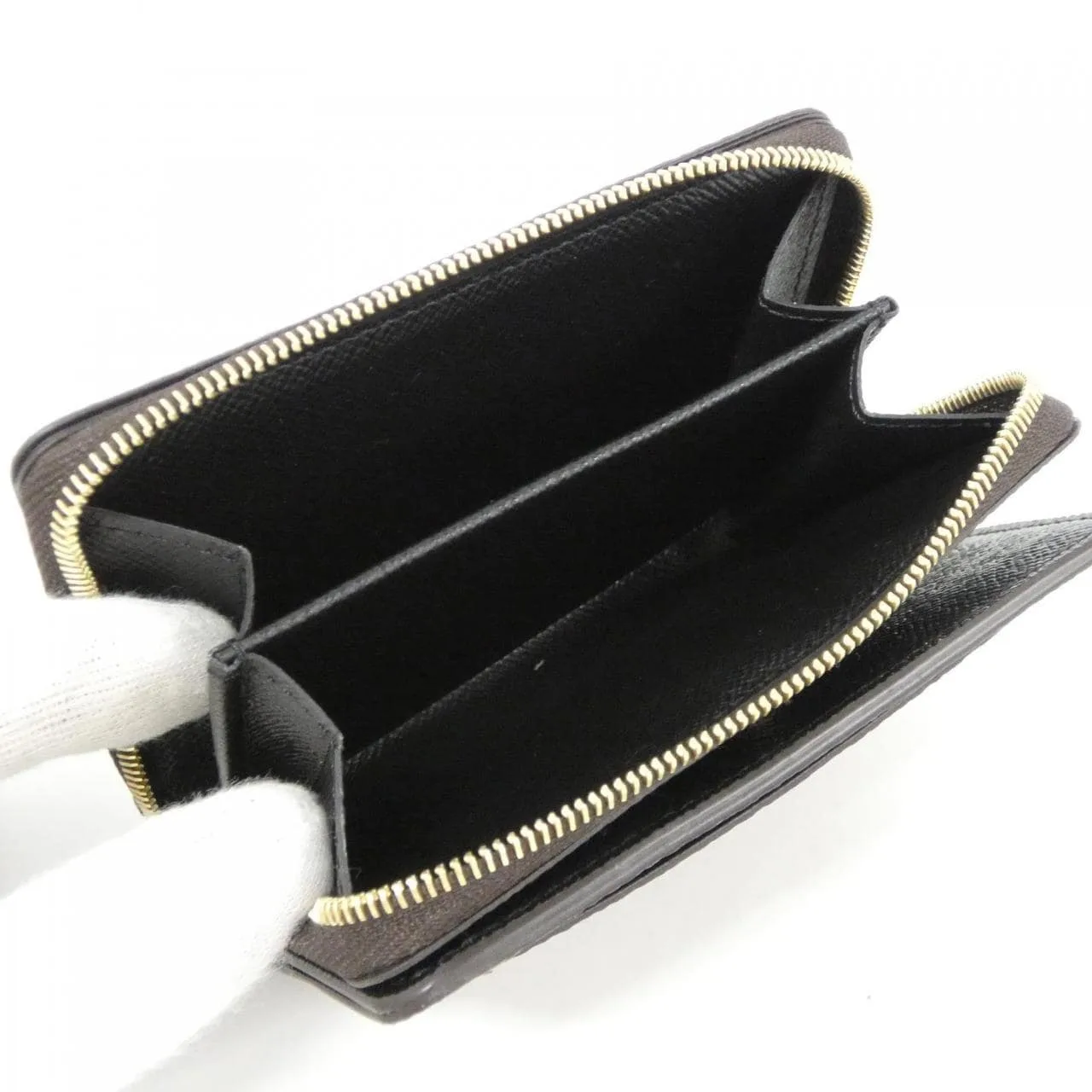LOUIS VUITTON M81461 Wallet Monogram 黑色 Monogram 中古品A - 縮圖 5