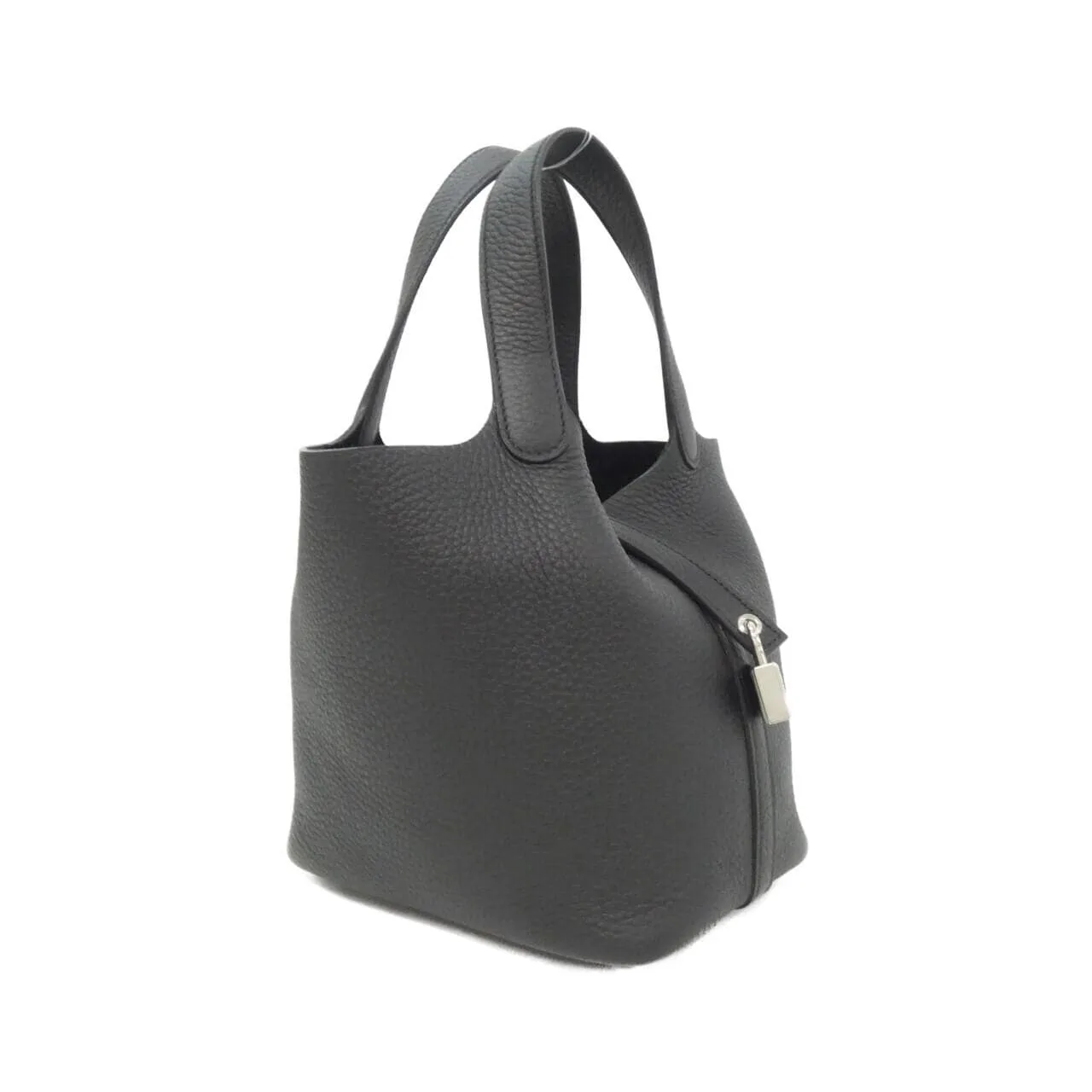 HERMES Picotin 056289CK Handbag Clemence
