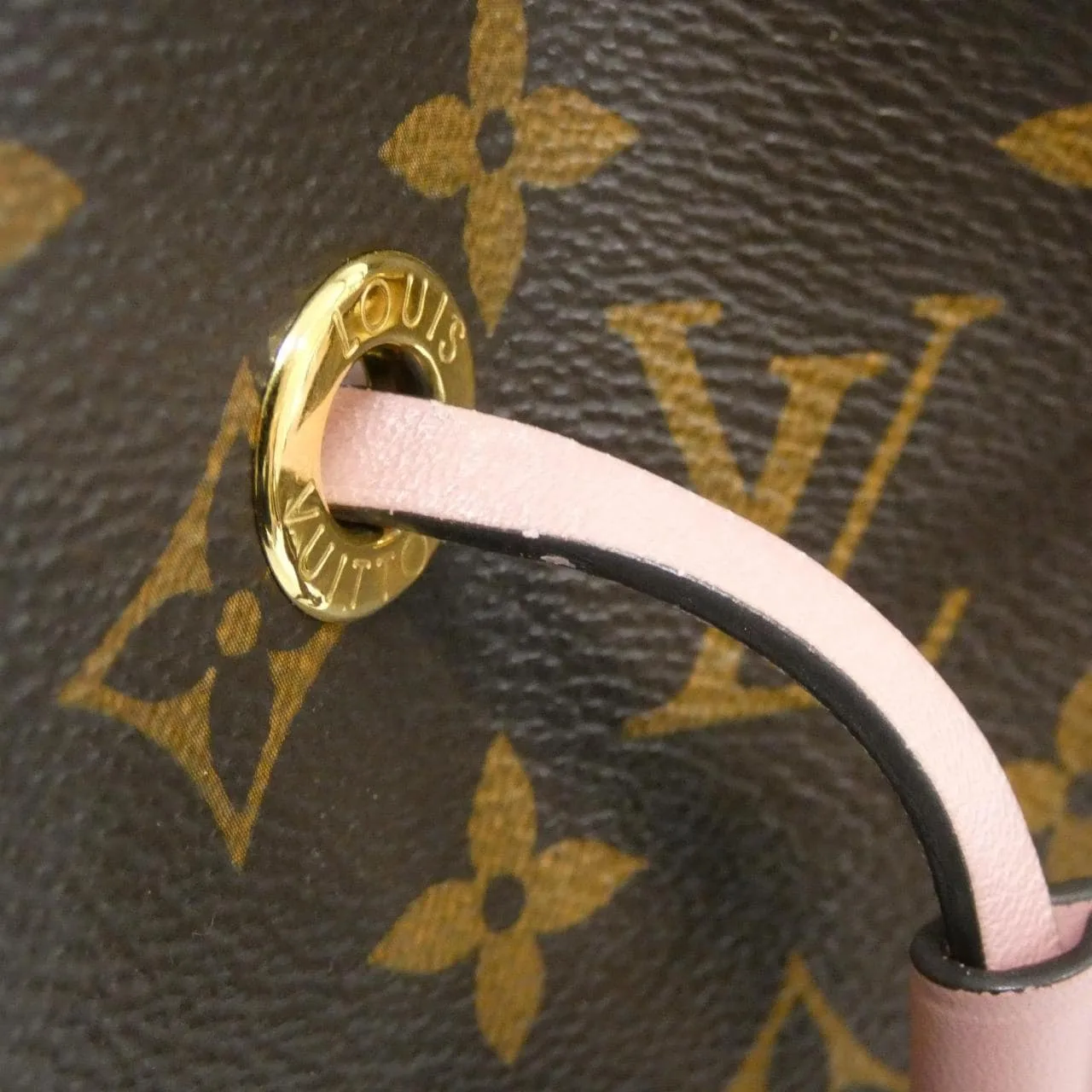 LOUIS VUITTON M44022 Shoulder Monogram 黑色 Monogram 中古品B - 縮圖 4