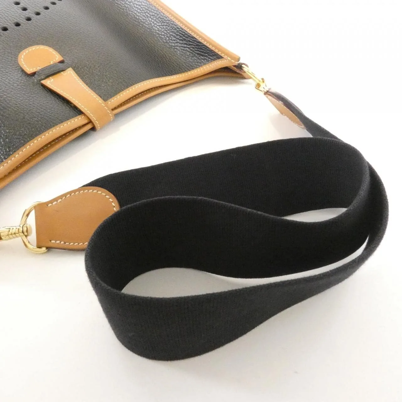 HERMES Evelyne Shoulder Black Rank A - Thumbnail 4