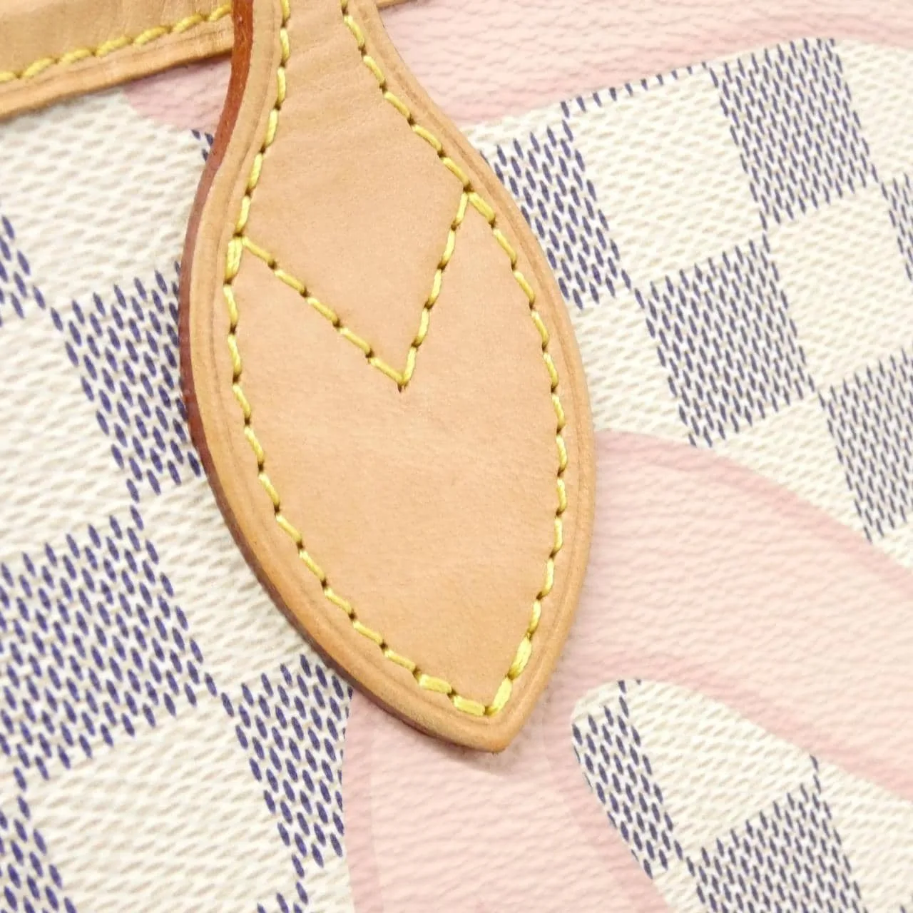 LOUIS VUITTON Neverfull N41050 托特包 Damier 黑色 Damier 中古品A - 縮圖 3