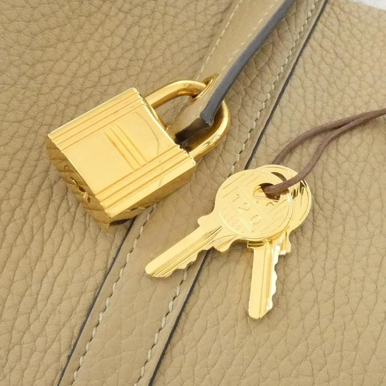 HERMES Picotin 060991CC Handbag Clemence Black Clemence Leather Rank A - Thumbnail 4