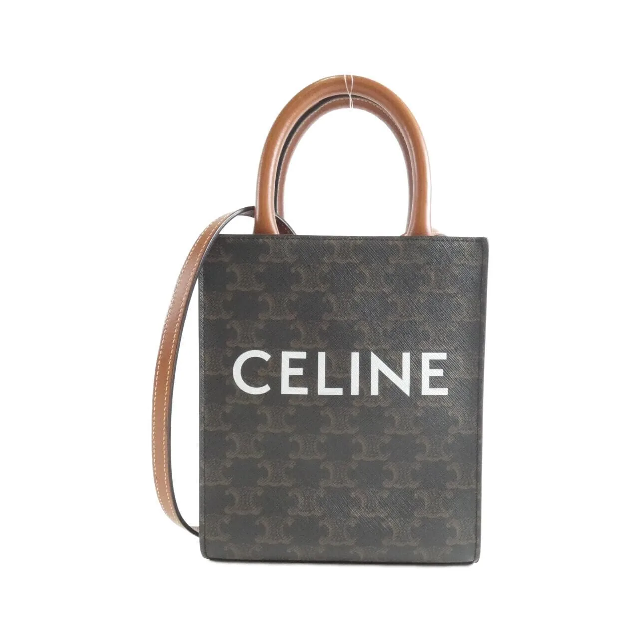 CELINE Cabas 194372BZK Handbag Canvas