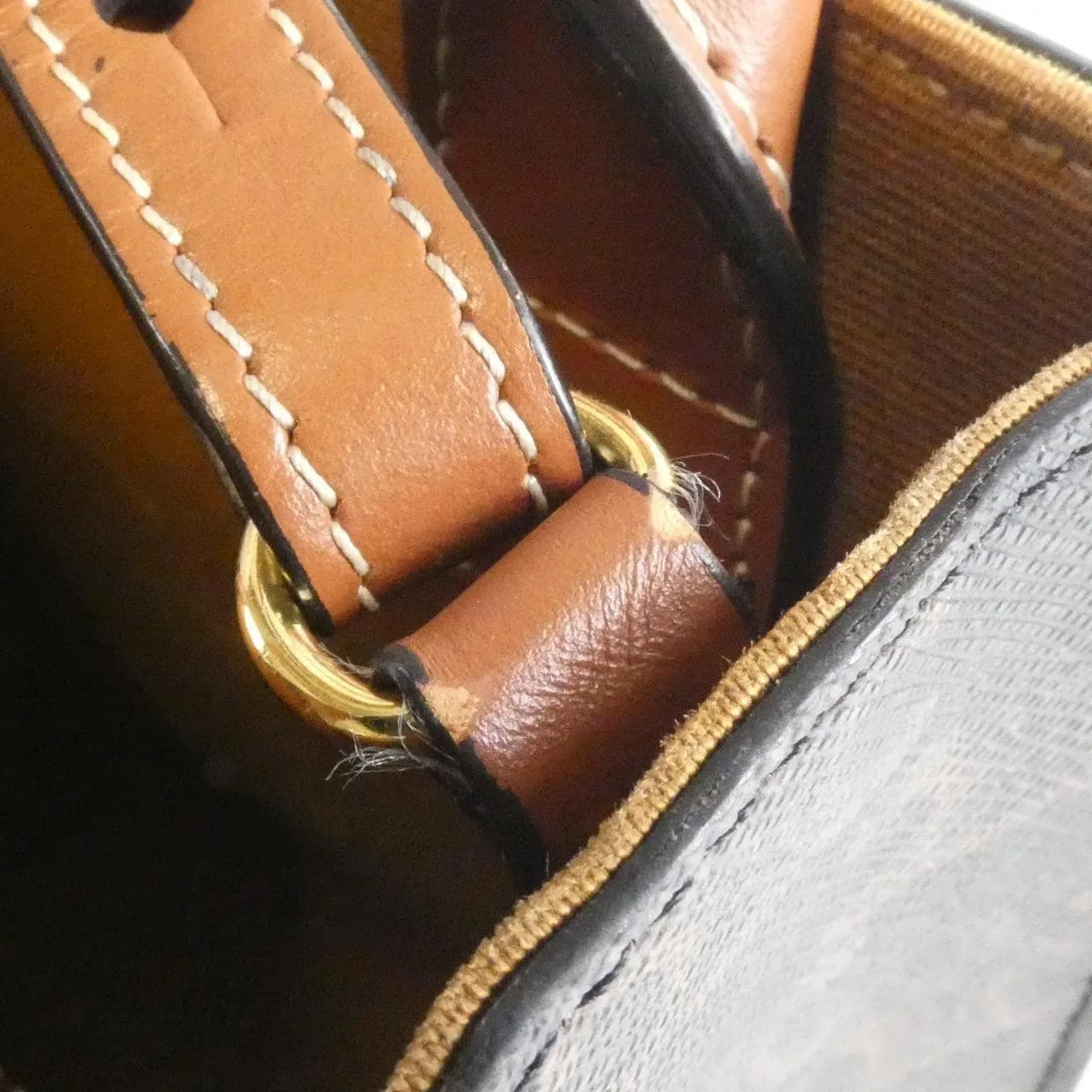 CELINE Cabas 194372BZK Handbag Canvas 5