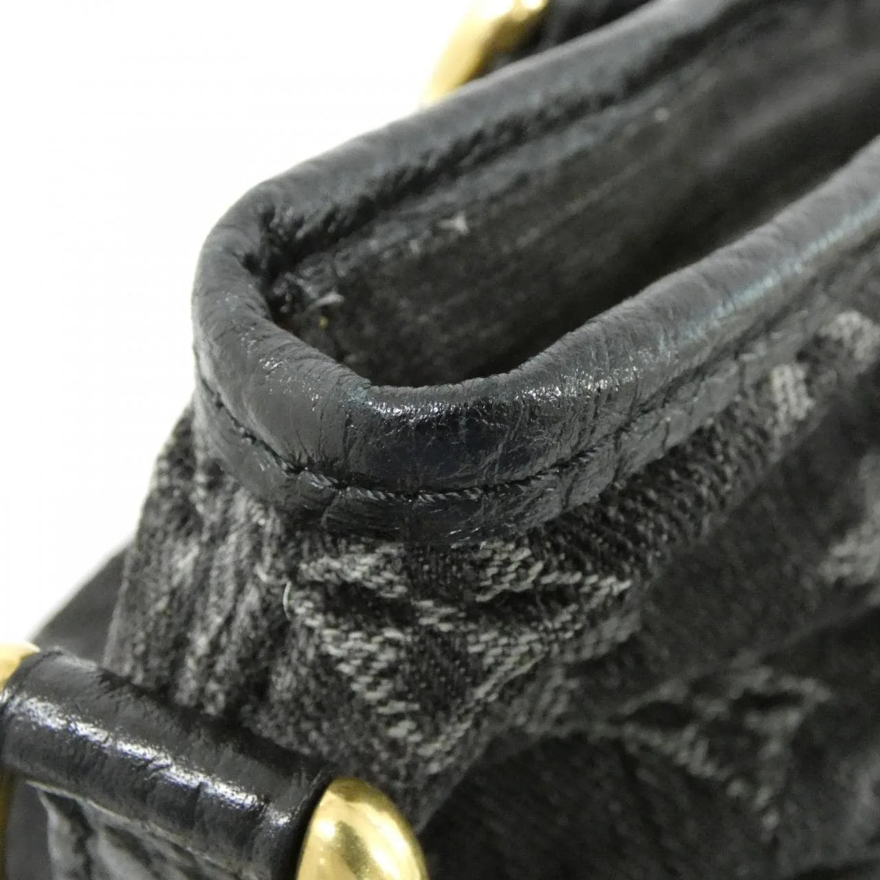 LOUIS VUITTON M95351 Handbag Monogram 黑色 Monogram 中古品A - 縮圖 3