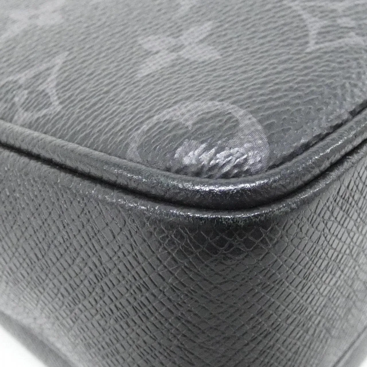 LOUIS VUITTON M30233 Shoulder Canvas 黑色 帆布 中古品A - 縮圖 3