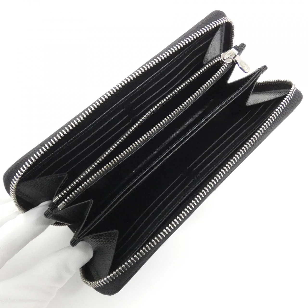 LOUIS VUITTON M61857 Wallet Epi 黑色 Epi 中古品A - 縮圖 6