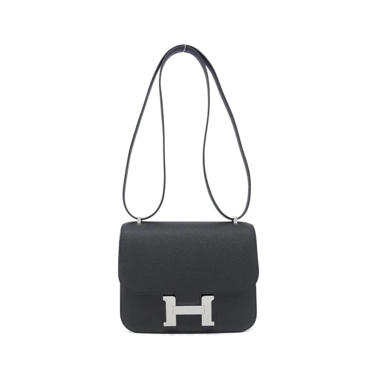 HERMES Constance 083905CK Shoulder Epsom Black