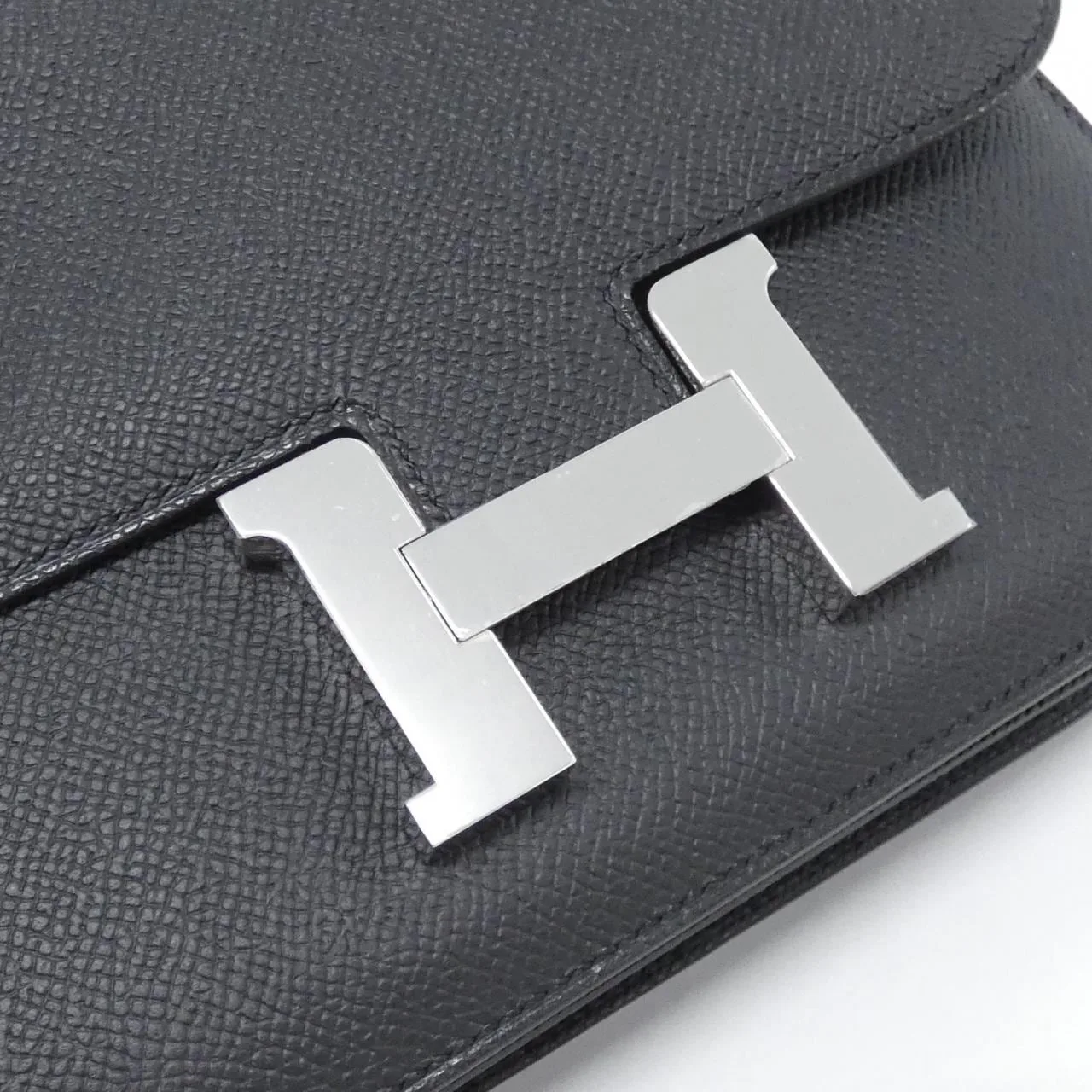 HERMES Constance 083905CK Shoulder Epsom 黑色 Epsom 皮 未使用品 - 縮圖 4