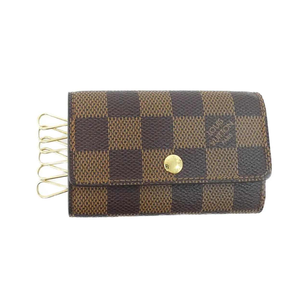 LOUIS VUITTON N62630 Key Case Damier 黑色