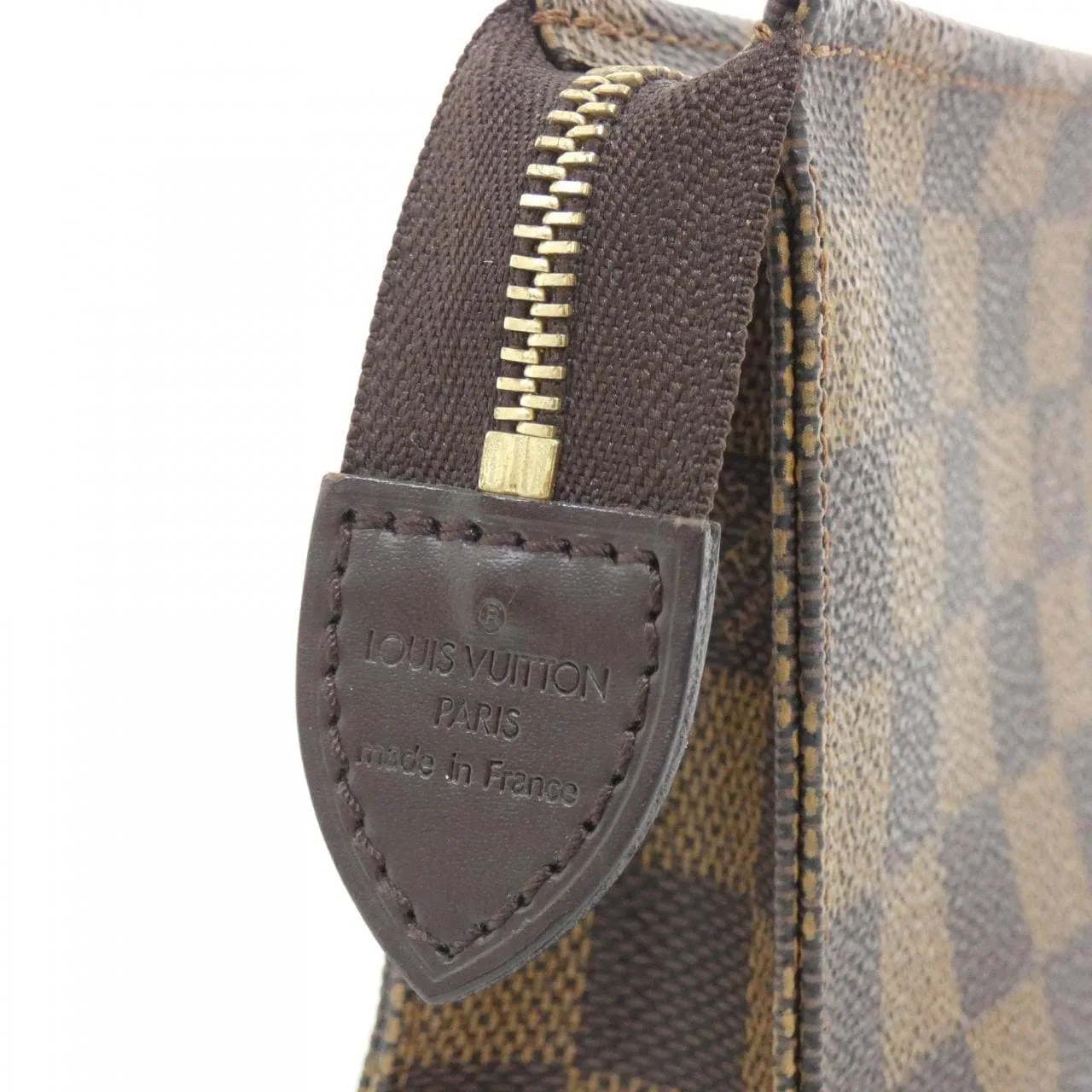 LOUIS VUITTON N47546 小袋 Damier 黑色 Damier 中古品A - 縮圖 3