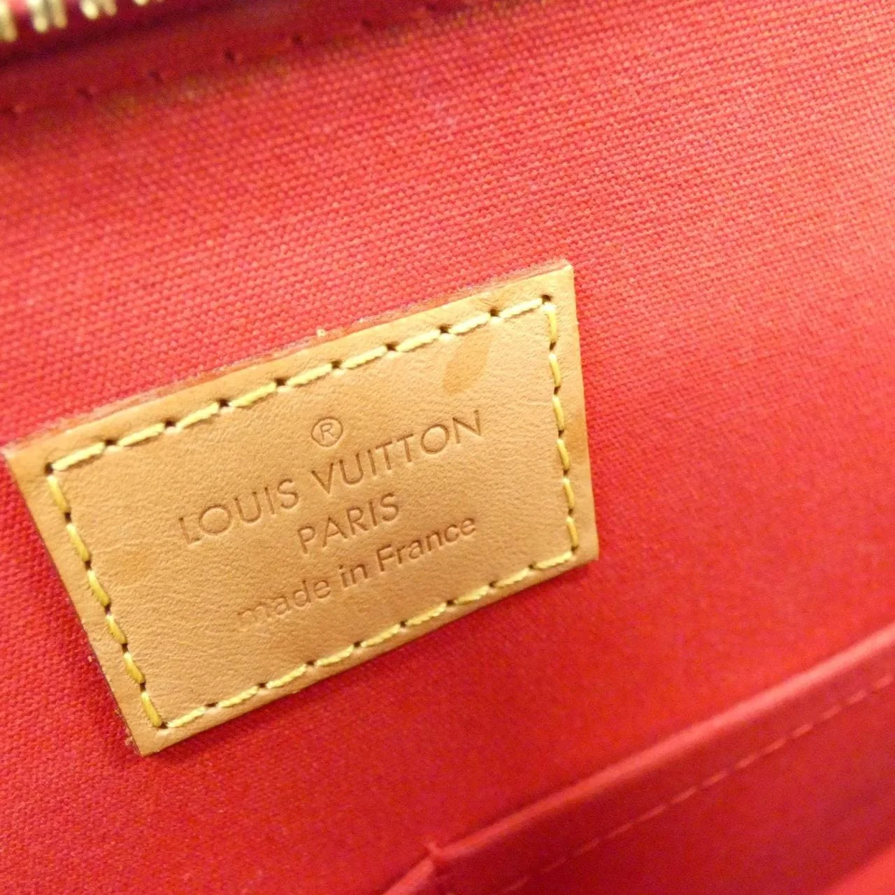 LOUIS VUITTON Alma M90169 手提包 Vernis 漆皮 黑色 Vernis 中古品A - 縮圖 9