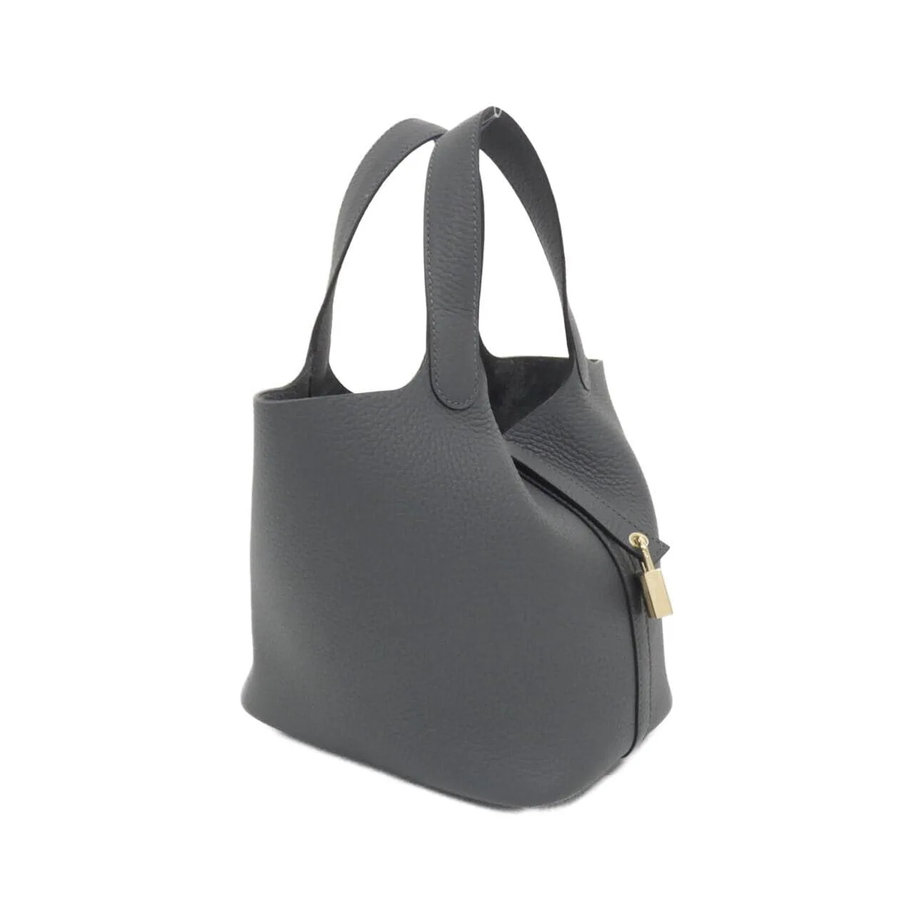 HERMES Picotin 056289CP Handbag Clemence