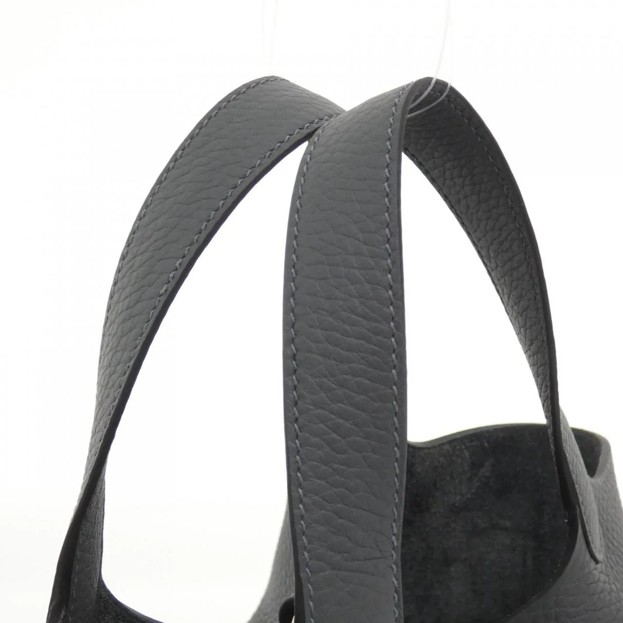HERMES Picotin 056289CP Handbag Clemence Clemence Leather Unused - Thumbnail 5