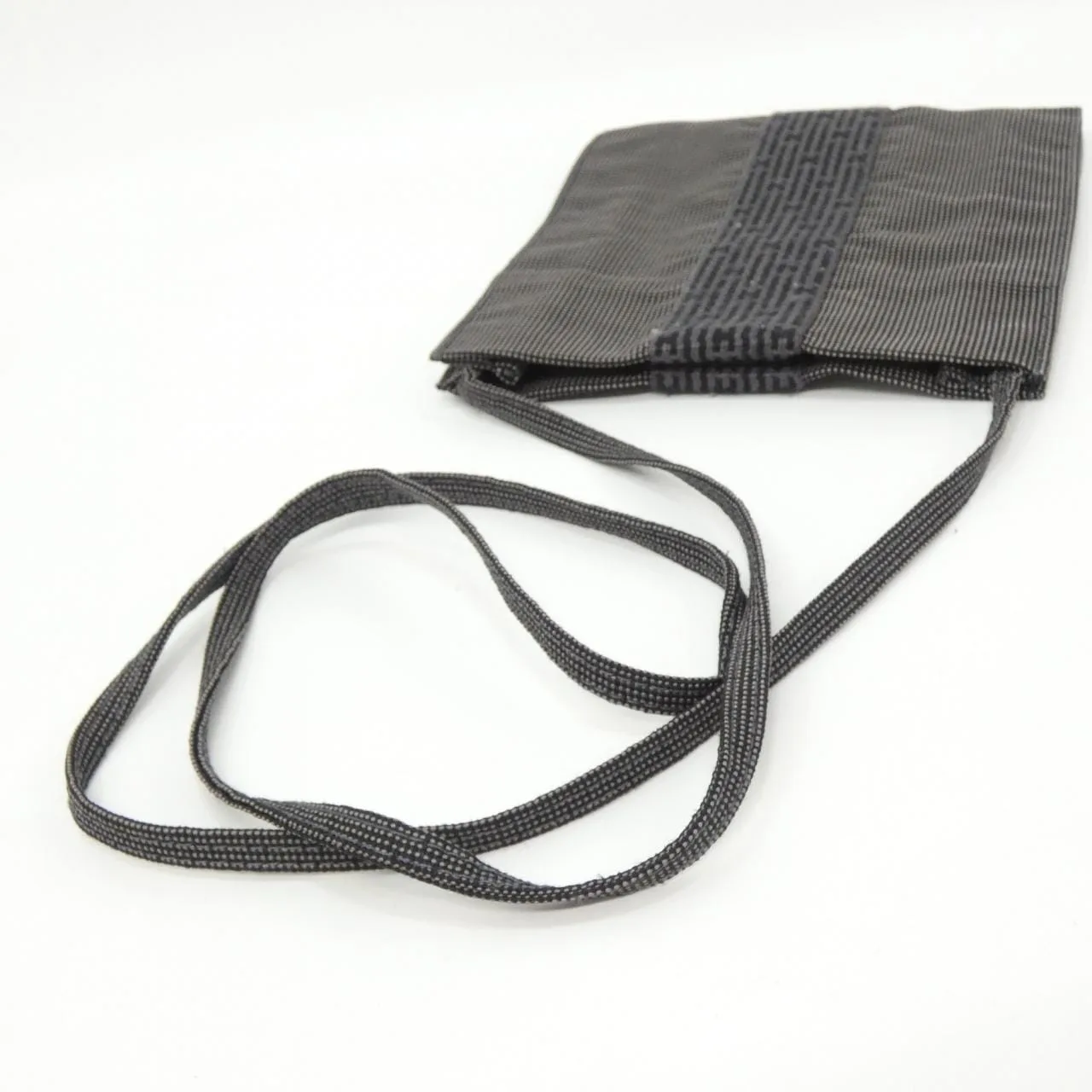 HERMES 100967M Shoulder Canvas Black Canvas Rank A - Thumbnail 5