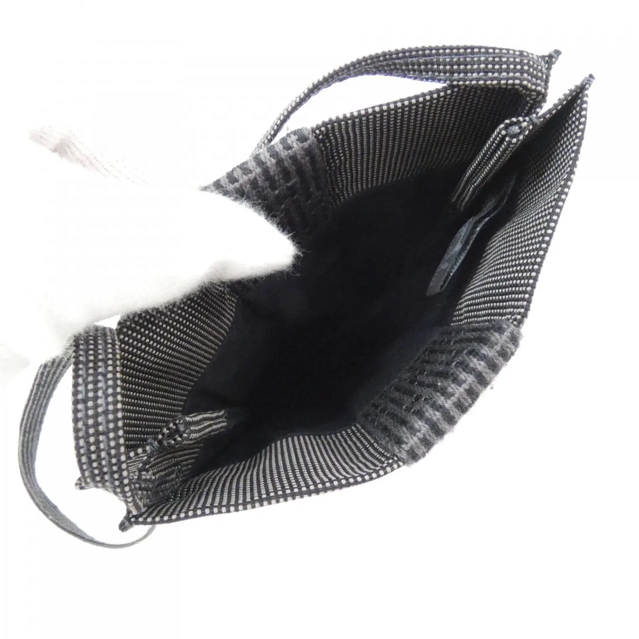HERMES 100967M Shoulder Canvas Black Canvas Rank A - Thumbnail 6