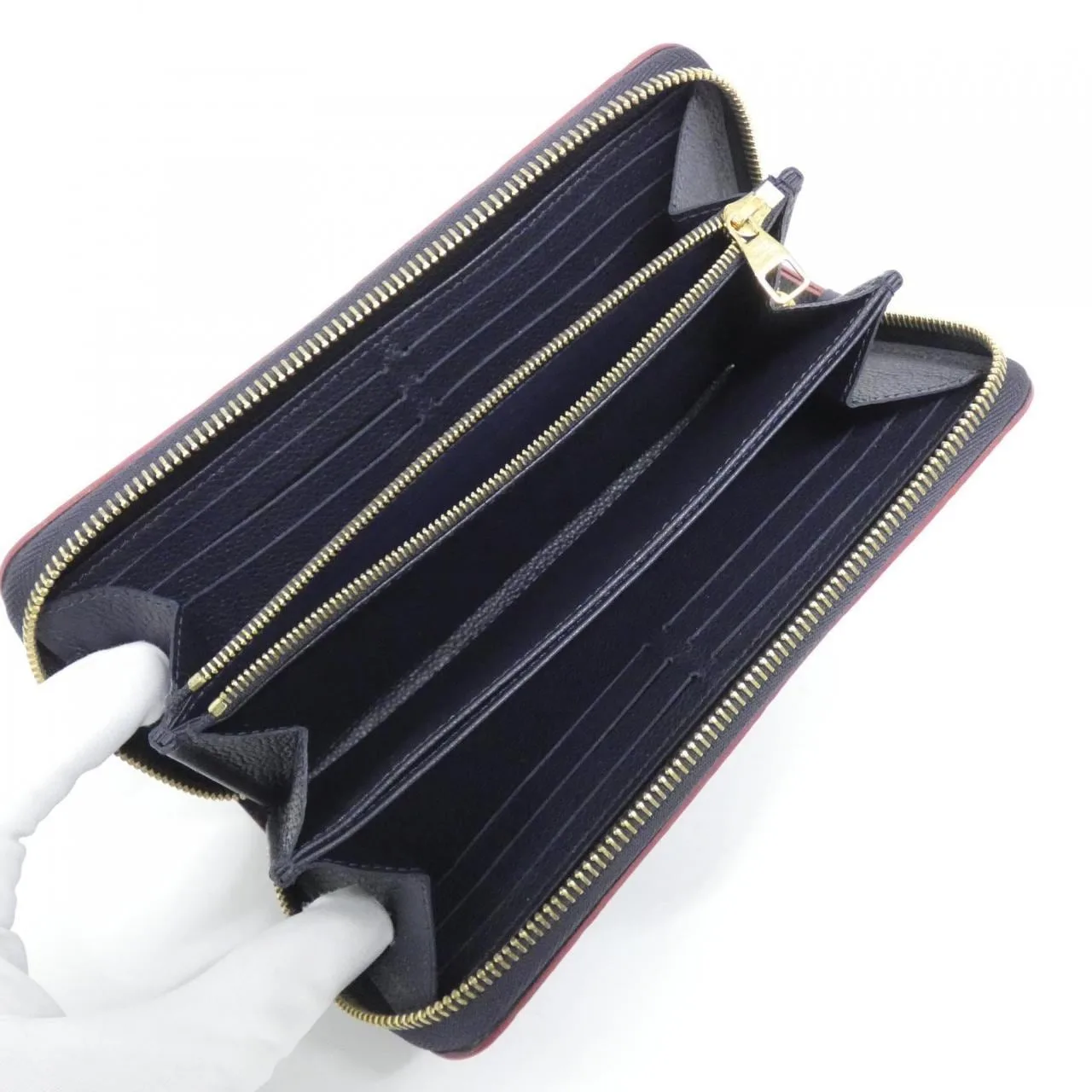 LOUIS VUITTON M62121 Wallet Monogram Rouge Monogram 中古品A - 縮圖 8
