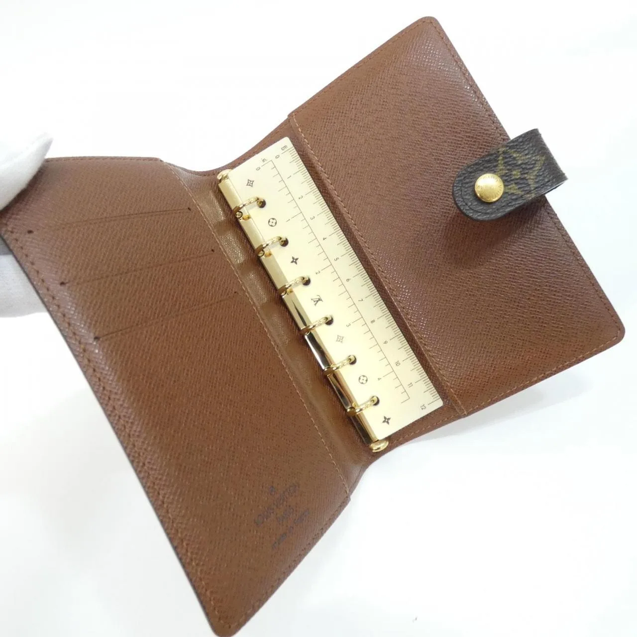 LOUIS VUITTON R20005 Wallet Monogram 黑色 Monogram 中古品A - 縮圖 3