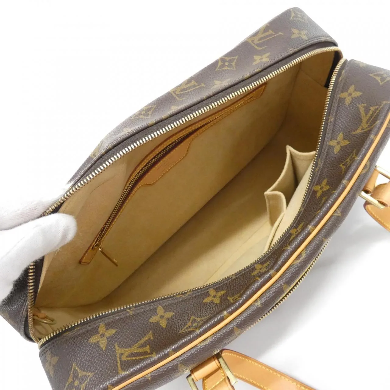 LOUIS VUITTON M51181 Shoulder Monogram 黑色 Monogram 中古品A - 縮圖 7
