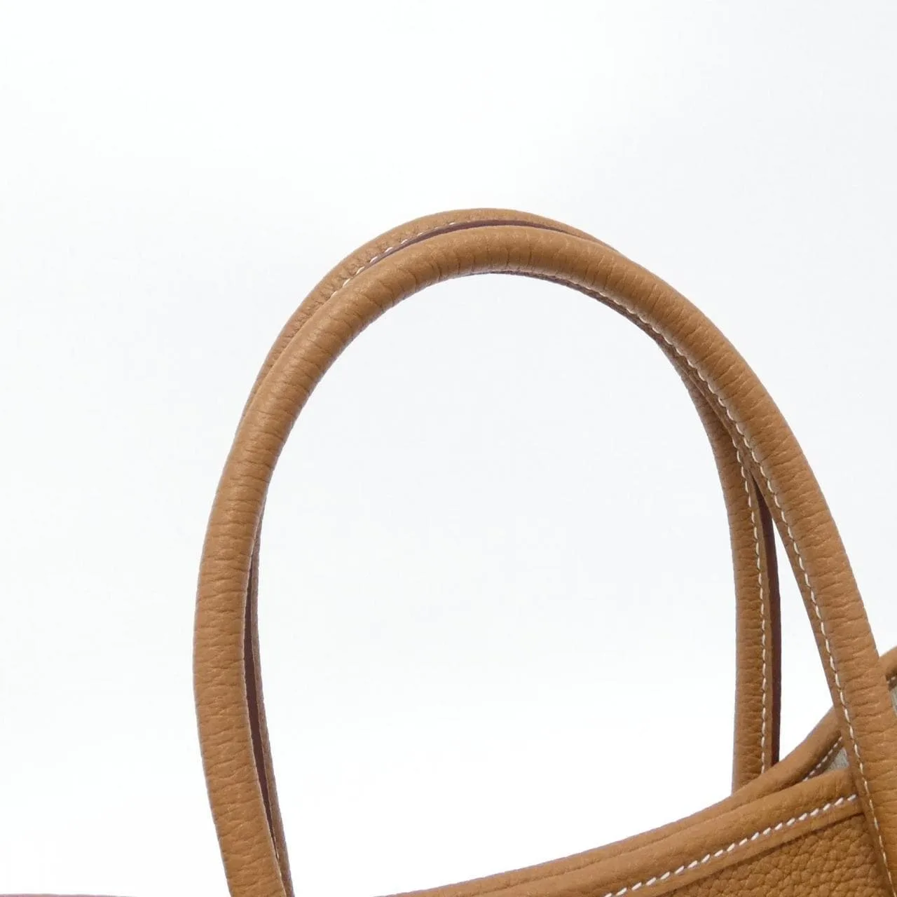 HERMES Garden Party 051568CK Tote 金色 中古品A - 縮圖 3