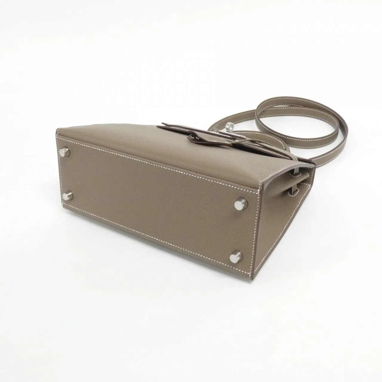 HERMES Kelly 038416CK Handbag Epsom Etoupe Epsom Leather Unused - Thumbnail 3