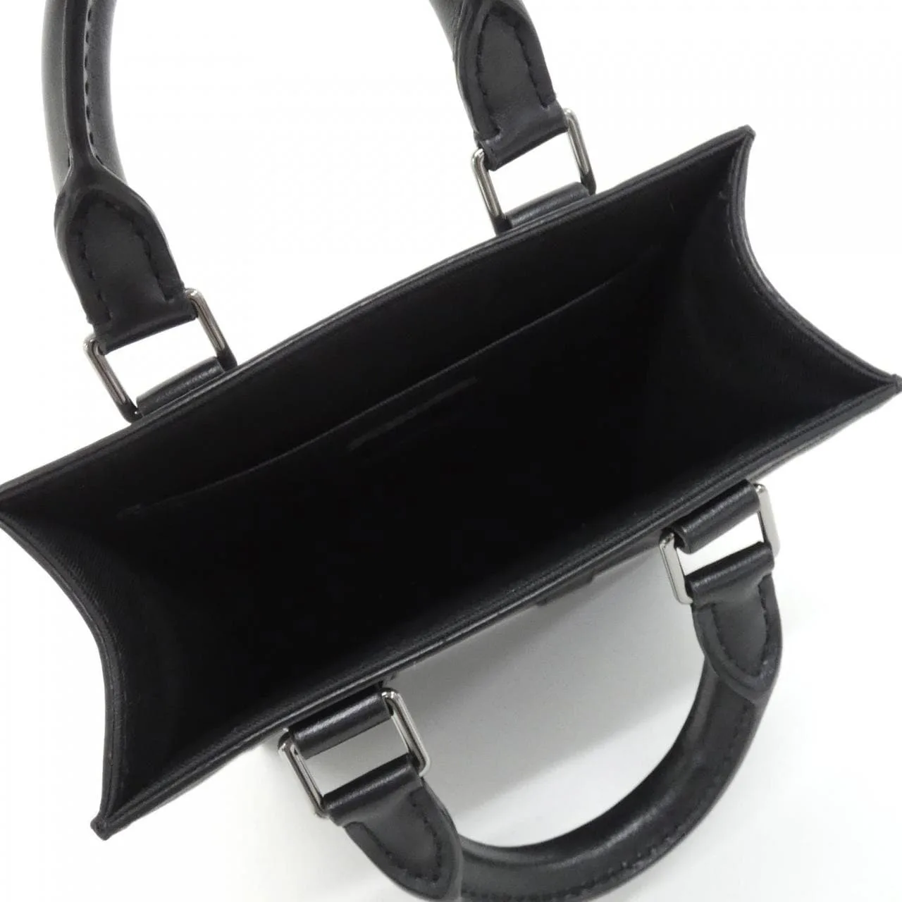 LOUIS VUITTON Eclipse M46453 Handbag Monogram 黑色 Monogram 中古品A - 縮圖 5