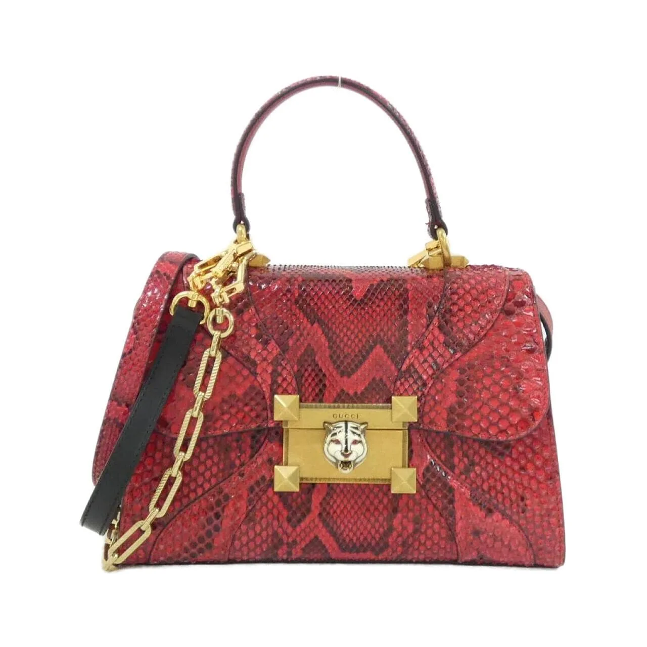 GUCCI 497996 Handbag Python