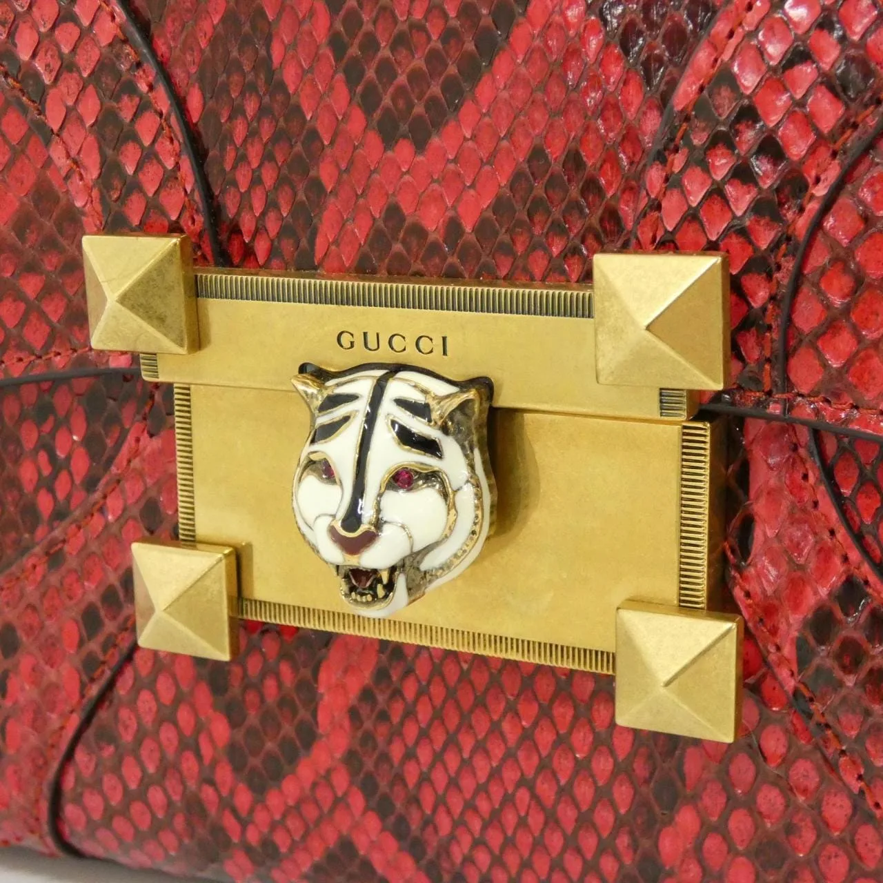 GUCCI 497996 手提包 蟒蛇皮 3