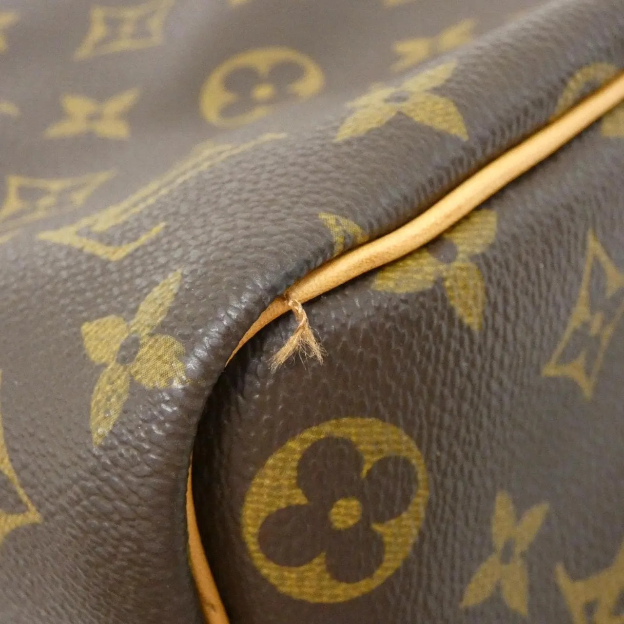 LOUIS VUITTON Keepall M41418 Boston Monogram 黑色 Monogram 中古品A - 縮圖 2