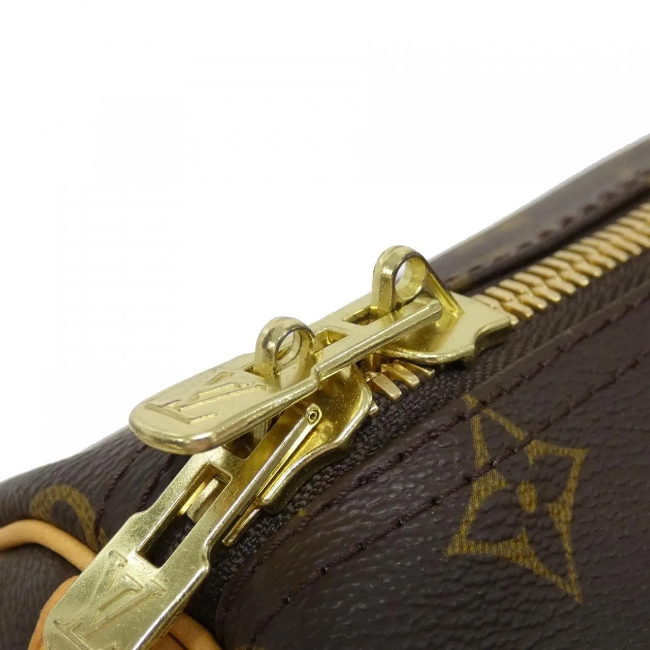 LOUIS VUITTON Keepall M41418 Boston Monogram 黑色 Monogram 中古品A - 縮圖 4